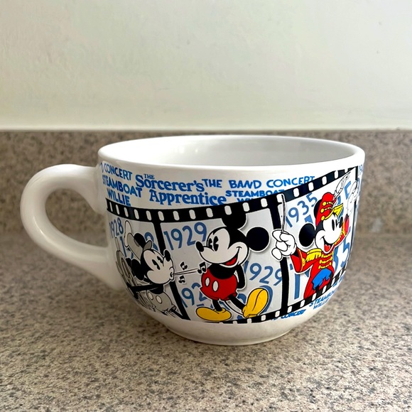 Other - Mickey Mouse through the years soup large soup bowl mug